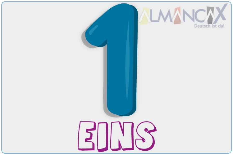 GERMAN NUMBERS 1 EINS