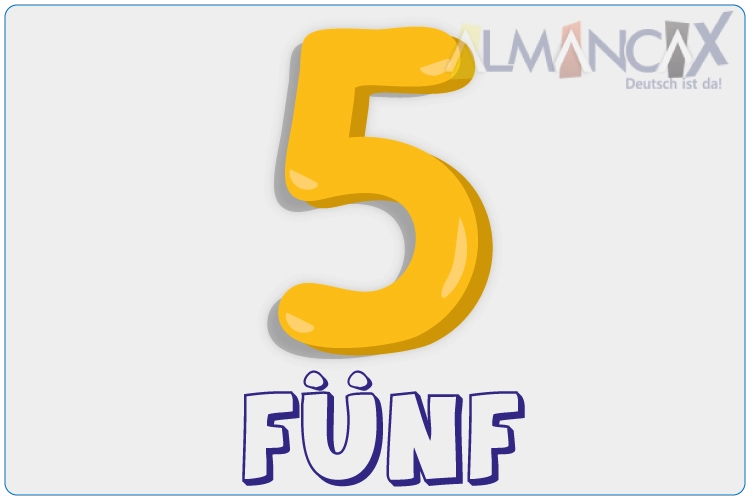 ເລກພາສາເຢຍລະມັນ 5 FUNF