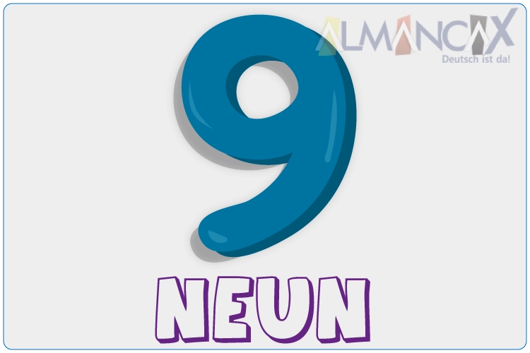 NUMERI TEDESCHI 9 NEUN