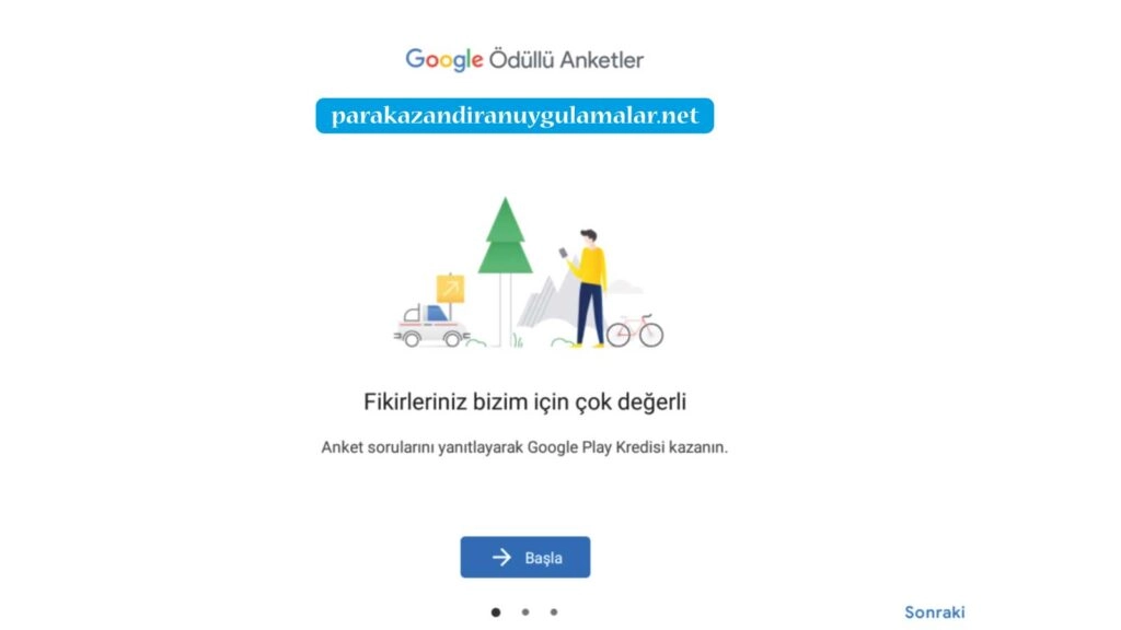 Anket Doldur Para Kazan - Google Ödüllü Anketler