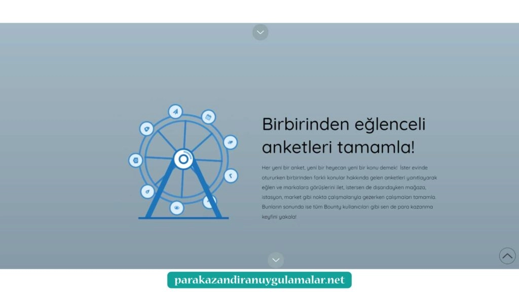 Anket doldurarak para kazanma, Bounty uygulaması