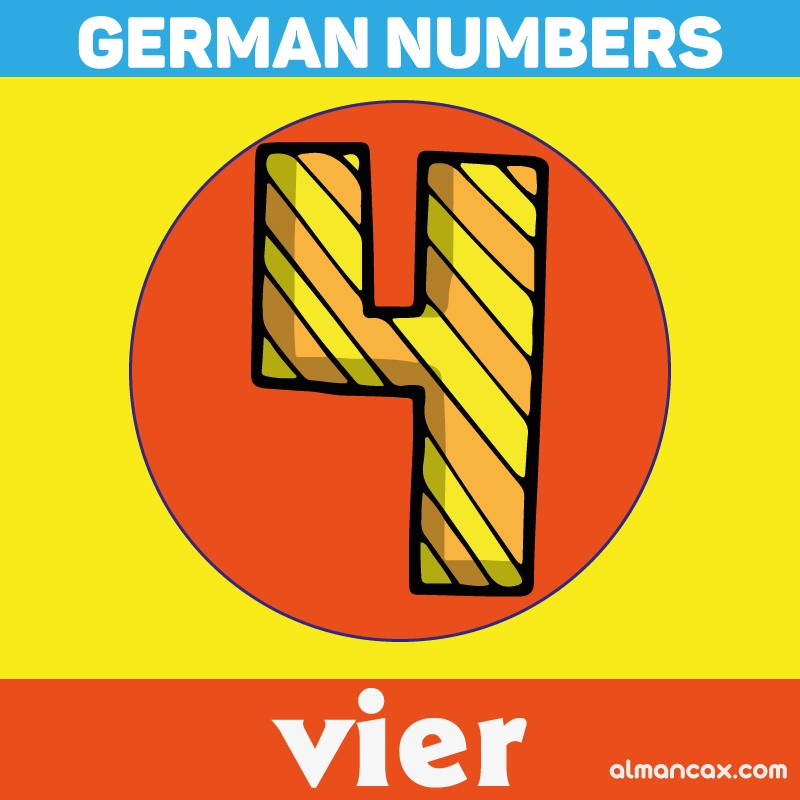 german-numbers-4-vier-four