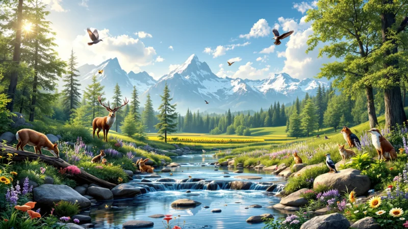 Almanca Doğa ve Çevre Kelimeleri: Hayvanlar, Bitkiler ve Ekoloji Terimleri