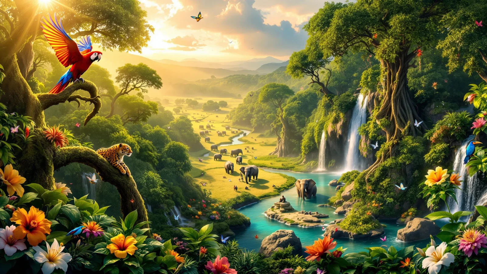 İngilizce Hayvan, Bitki ve Doğa Terimleri: Canlı Türleri ve Coğrafi Oluşumlar