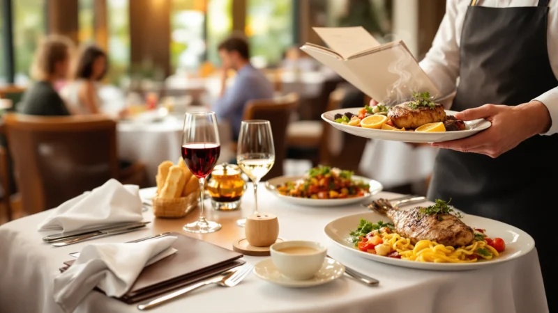 İngilizce Restoran Cümleleri: Sipariş Verme ve Menü İfadeleri