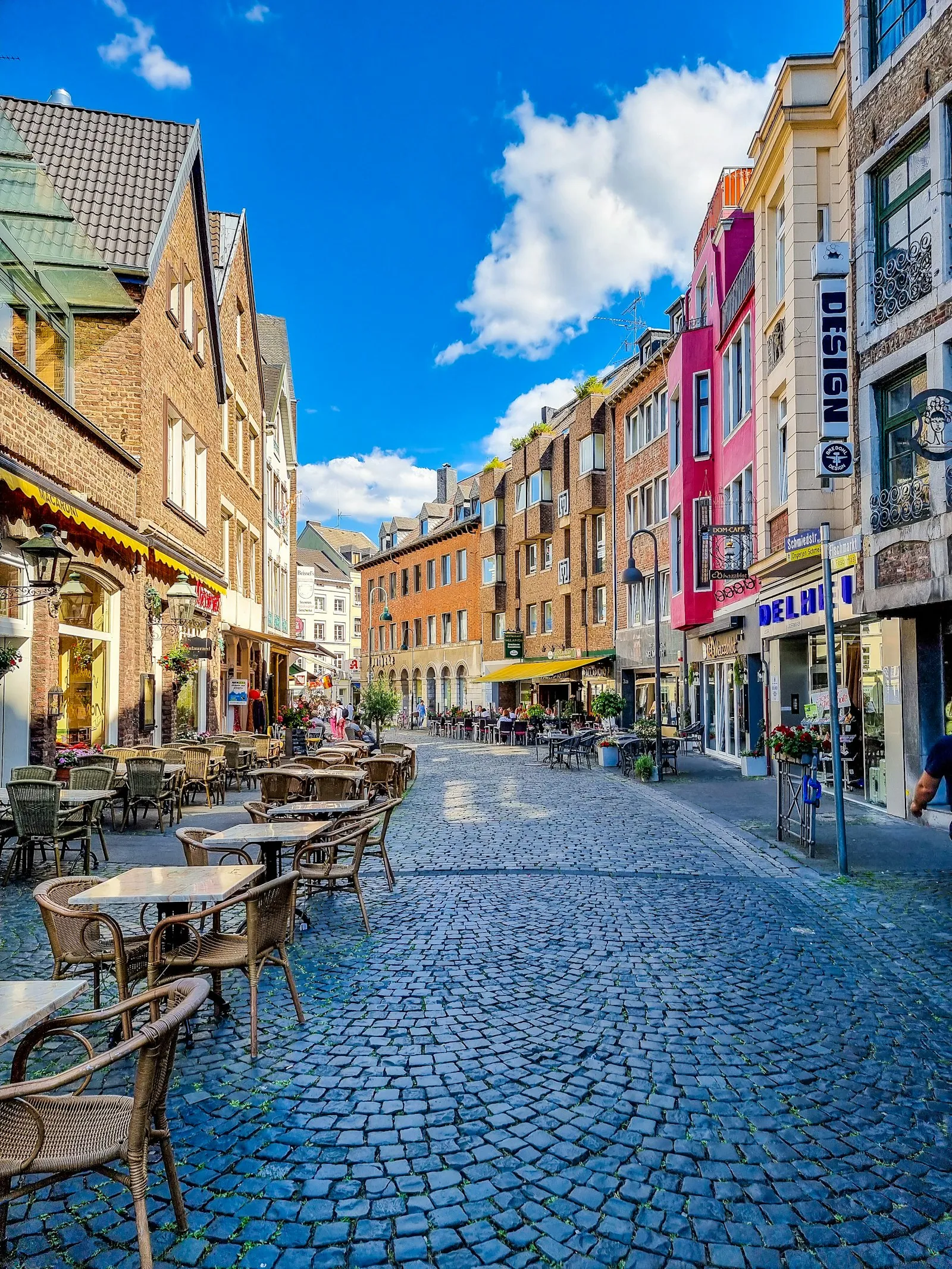 Aachen tarihi sokakları