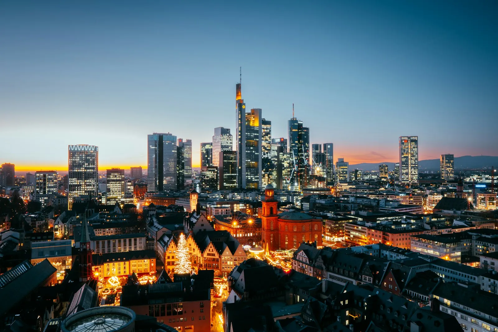 Frankfurt şehir panoraması