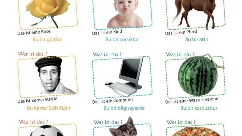 Wir Lernen Deutsch – Was ist das? Almanca temel cümle kalıpları